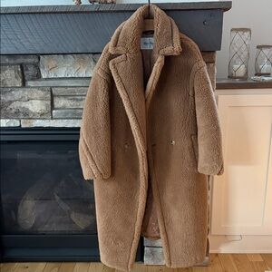 MaxMara Camel Teddy Coat